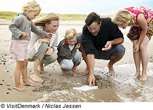 Familienurlaub am Strand von DÃ¤nemark
