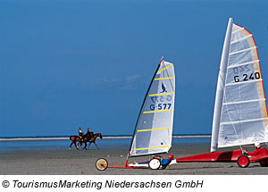 Kitesurfen auf Borkum, Niedersachsen - Urlaub in einer Ferienwohnung mit Hund