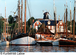Hafen von Laboe, Schleswig Holstein